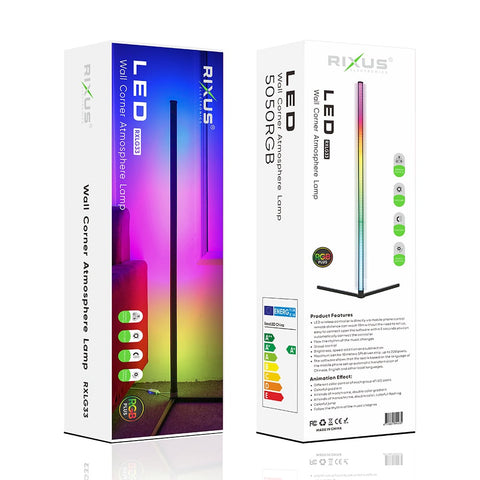 Rixus RXLG33 Angle mural d'ambiance LED RGB