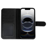 Portefeuille magnétique amovible Rixus Duo pour Apple iPhone pour iPhone 16e Noir