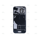 Vitre Arrière avec NFC, cadre de caméra agrandi pour Apple iPhone 15 – Noir – Reconditionné