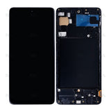 Chassis + Ecran Incell - Original Service Pack pour Samsung Galaxy A71 4G A715F - Noir