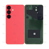 Vitre arrière pour Samsung Galaxy S25 S931B avec objectif rouge corail Original