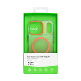 Coque Rixus Aero Shield Compatible MagSafe pour Apple iPhone 17 Pro, 18 Pro - Orange