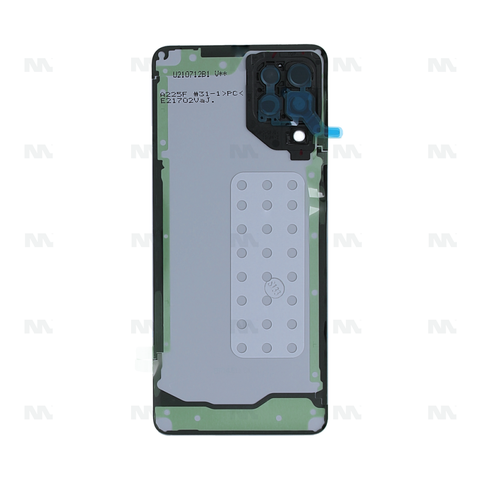 Vitre arrière pour Samsung Galaxy A22 A225 avec objectif - Noir - OEM