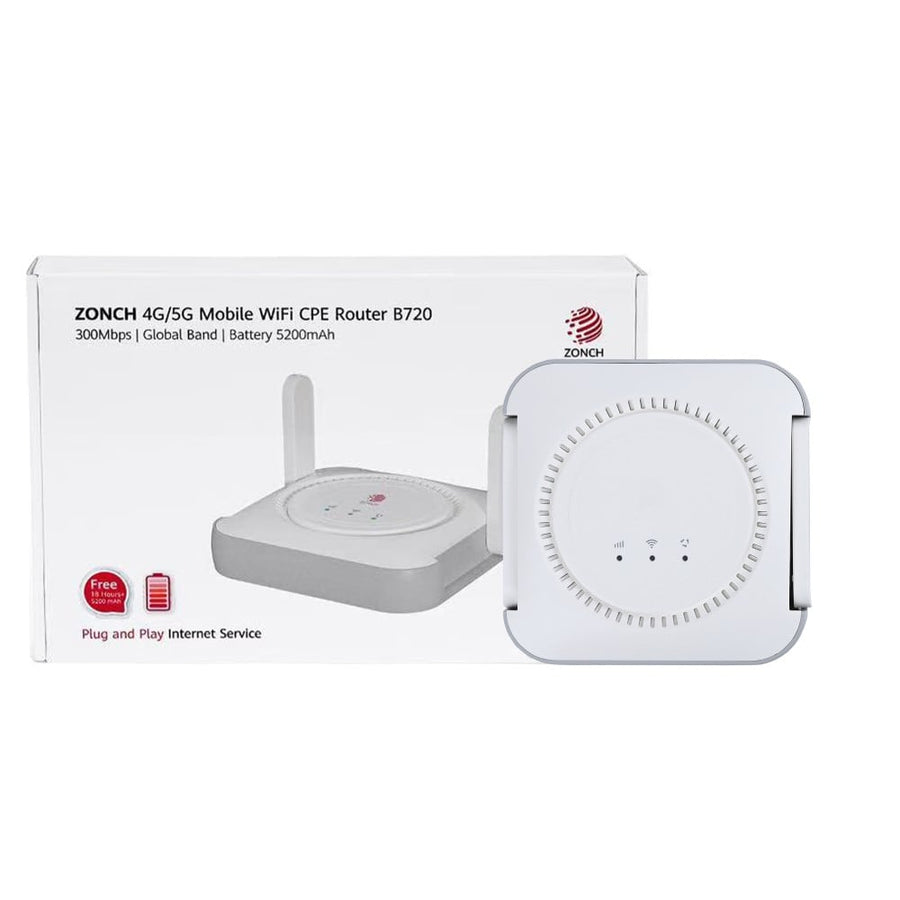 Routeur CPE WiFi mobile ZONCH B720 4G/5G blanc