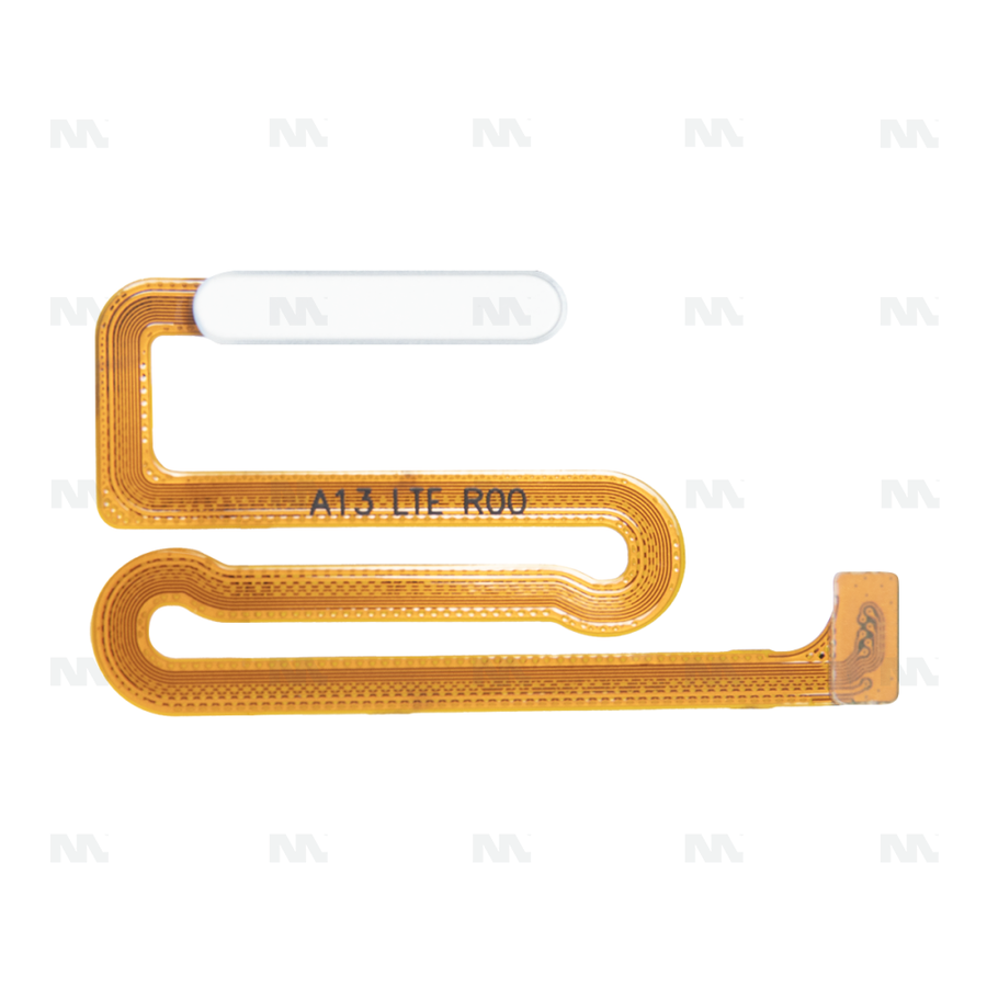 Capteur d'empreintes digitales Nappe On/Off pour Samsung Galaxy A13 A135F, A13 2022 A137F – Blanc – OEM