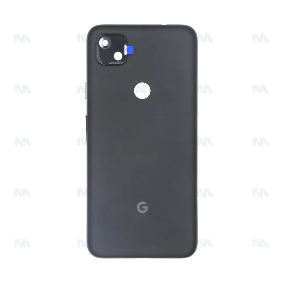 Vitre arrière pour Google Pixel 4a G025J avec objectif, noir, OEM