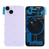 Vitre Arrière avec NFC, cadre d'appareil photo agrandi Violet Compatible pour Apple iPhone 14