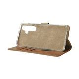 Rixus Bookcase pour Samsung Galaxy A14 5G Marron clair