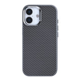 Coque Mag Carbon avec MagSafe pour Apple iPhone 17 Gris titane