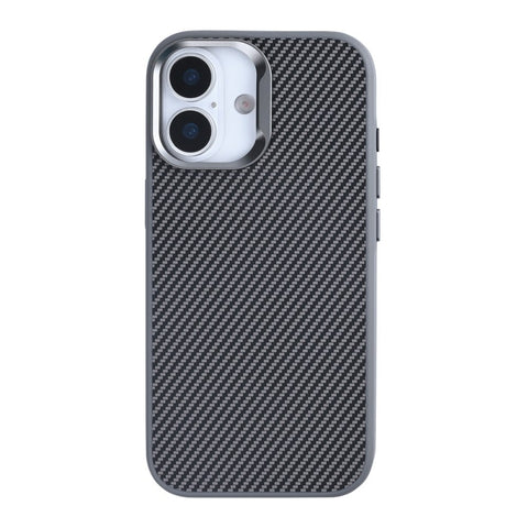 Coque Mag Carbon avec MagSafe pour Apple iPhone 17 Gris titane