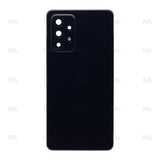 Vitre arrière avec objectif pour Samsung Galaxy A52 A525F, A526B, A52s A528B - Awesome Black - OEM