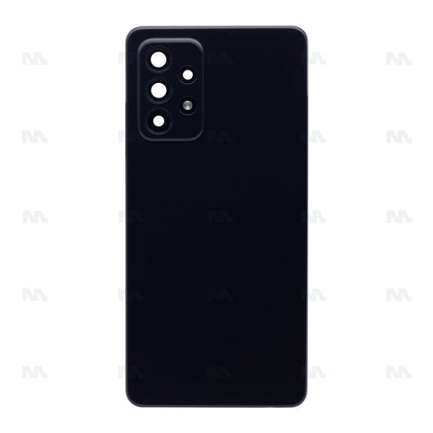 Vitre arrière avec objectif pour Samsung Galaxy A52 A525F, A526B, A52s A528B - Awesome Black - OEM