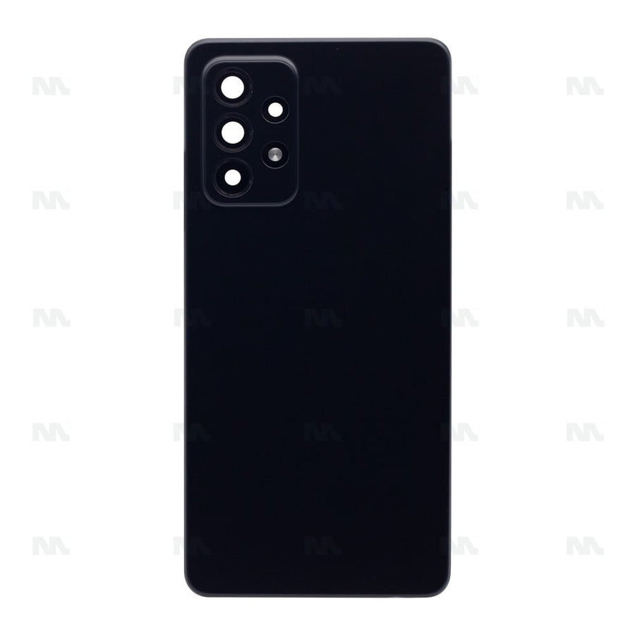 Vitre arrière avec objectif pour Samsung Galaxy A52 A525F, A526B, A52s A528B - Awesome Black - OEM