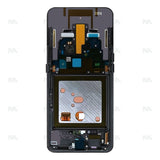 Chassis + Ecran Officiel Service Pack + Vitre pour Samsung Galaxy A80 A805F - Phantom Black
