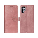 Rixus Bookcase pour Samsung Galaxy S25 Ultra Rose