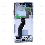 Chassis + Ecran LCD + Vitre pour Samsung Galaxy S21 Ultra 5G G998B Phantom Silver Pre - Assembled