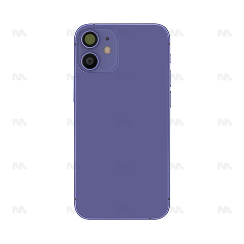 Boîtier avec petites pièces pour Apple iPhone 12 Mini – Violet – OEM