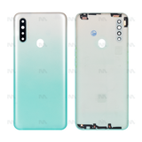 Vitre arrière Oppo A31 avec objectif blanc fantaisie OEM