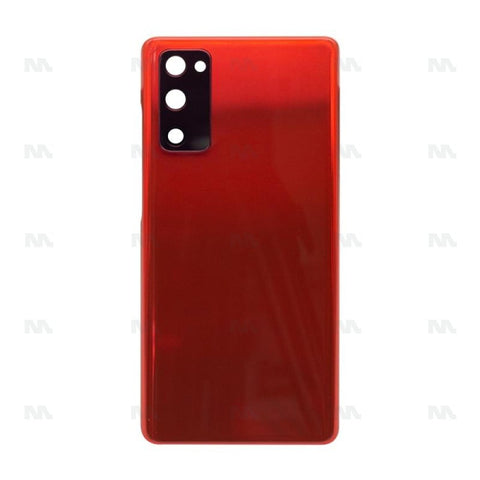 Cache Batterie Avec Lentille Original OEM pour Samsung Galaxy S20 FE G780F - Cloud Red