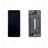 Chassis + Ecran Officiel Service Pack + Vitre pour Samsung Galaxy A33 5G A336B Awesome Peach