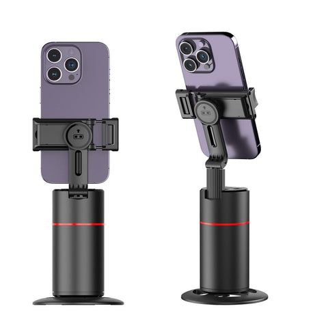 Suivi automatique du visage Rixus RXAG01 pour vlog, vidéo, Tik Tok - Noir