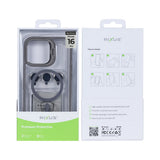 Étui Rixus Classic 03 avec MagSafe pour Apple iPhone 16 Pro gris titane