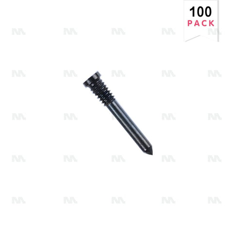 Vis inférieures noires pour iPhone 16, 16 Plus, 16 Pro, 16 Pro Max (lot de 100)