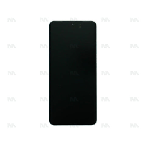 Chassis + Ecran Officiel Service Pack + Vitre pour Samsung Galaxy S21 5G Ultra G998B - Phantom Silver