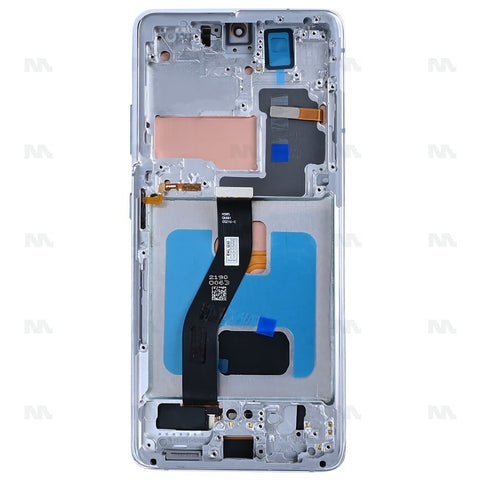 Chassis + Ecran OLED + Vitre pour Samsung Galaxy S21 Ultra 5G G998B - Phantom Silver