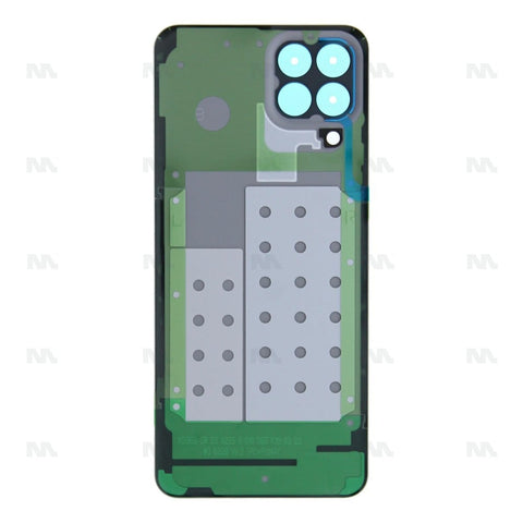 Vitre arrière Samsung Galaxy M33 5G M336B sans objectif, verte, Original