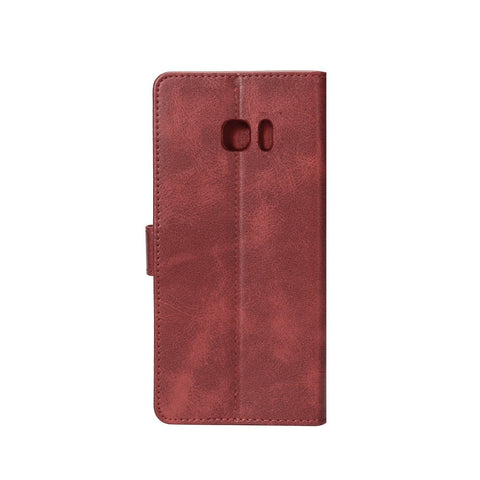 Bibliothèque Rixus pour Samsung Galaxy S7 Edge Rouge foncé