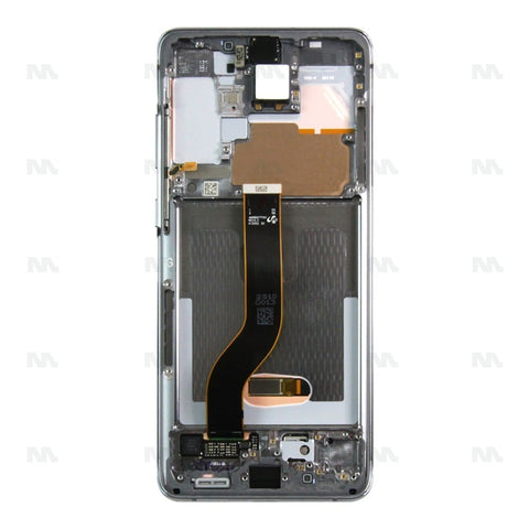 Chassis + Ecran Officiel Service Pack + Vitre pour Samsung Galaxy S20 plus G985F / 5G G986F - Cosmic Grey