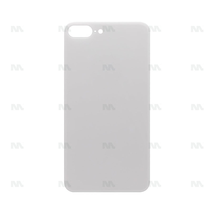 Vitre Arrière avec bloc complet pour Apple iPhone 8 Plus, cadre d'appareil photo agrandi Blanc - Compatible