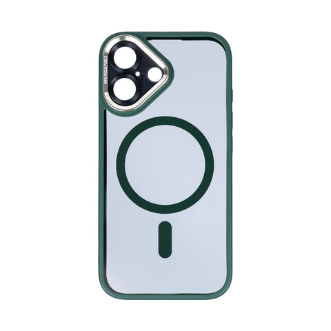 Étui Rixus Classic 04 avec MagSafe pour Apple iPhone 16 vert foncé