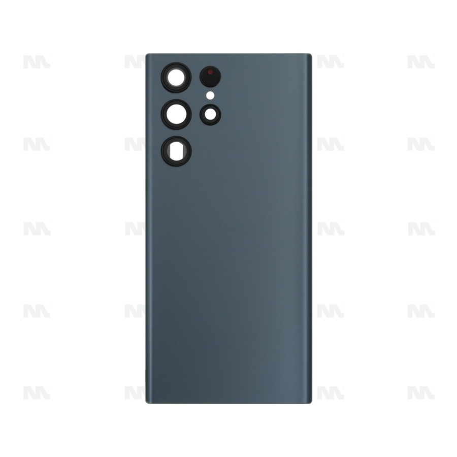 Vitre arrière pour Samsung Galaxy S22 Ultra S908B avec objectif bleu ciel OEM