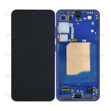 Chassis + Ecran Officiel Service Pack + Vitre pour Samsung Galaxy S25 S931B - Bleu Marine