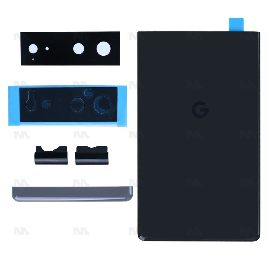 Vitre arrière pour Google Pixel 6 Stormy avec objectif noir OEM