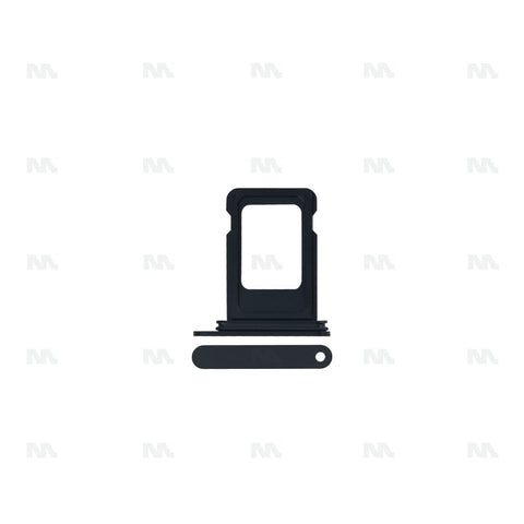 Porte-cartes Noir Titane OEM pour Apple iPhone 16 Pro, 16 Pro Max