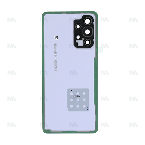 Vitre arrière pour Samsung Galaxy A53 5G A536B avec objectif, blanc génial, OEM
