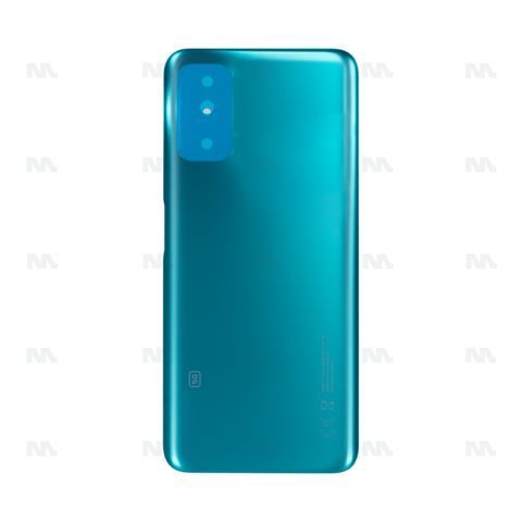 Vitre arrière Xiaomi Redmi Note 10 5G sans objectif, couleur vert aurore, Original