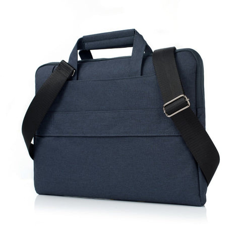 Housse pour ordinateur portable avec bandoulière 15, 16,2 pouces Bleu marine