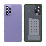 Vitre arrière avec objectif pour Samsung Galaxy A52 A525F, A526B, A52s A528B - Awesome Violet - OEM