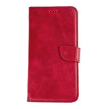Bibliothèque Rixus pour Samsung Galaxy S25 Edge Rouge foncé