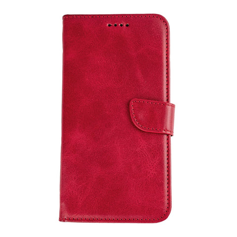Bibliothèque Rixus pour Samsung Galaxy S25 Edge Rouge foncé