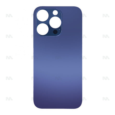 Vitre Arrière sans NFC pour Apple iPhone 14 Pro Max, bloc complet de caméra agrandi violet foncé Compatible