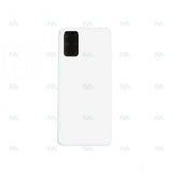 Vitre arrière pour Samsung Galaxy S20 Plus G985F avec objectif, blanc nuage, OEM