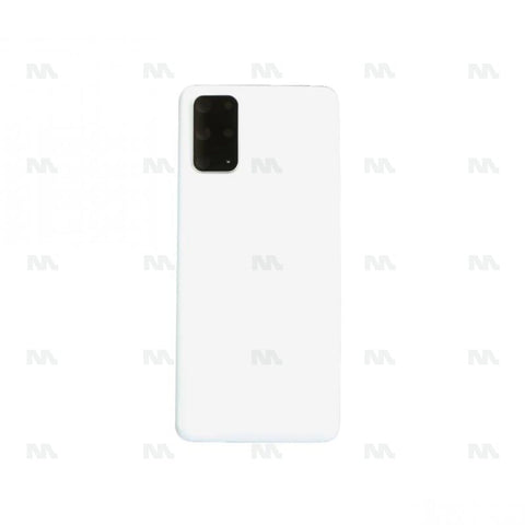 Vitre arrière pour Samsung Galaxy S20 Plus G985F avec objectif, blanc nuage, OEM