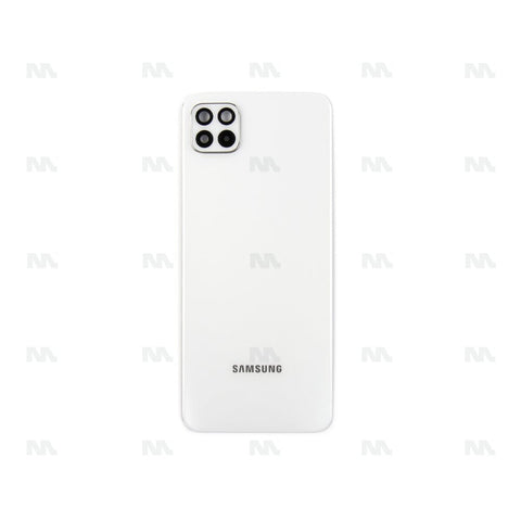 Vitre arrière pour Samsung Galaxy A22 5G A226B avec objectif blanc OEM