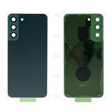 Vitre arrière pour Samsung Galaxy S22 Plus S906B avec objectif vert Original