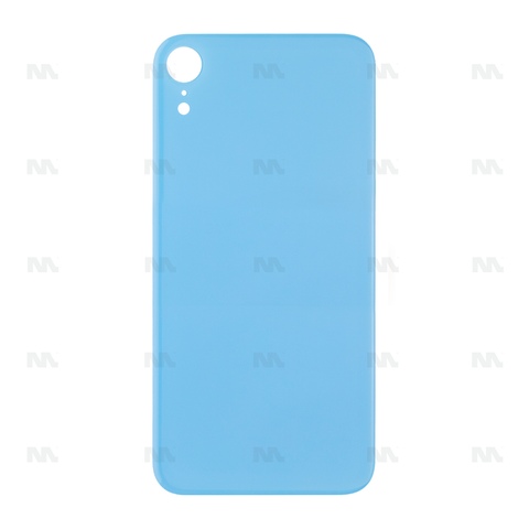 Vitre Arrière avec bloc complet pour Apple iPhone XR, Bleu, Compatible